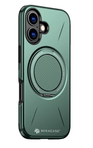 כיסוי פלסטיק ירוק עבור Miracase Miramag iPhone 17