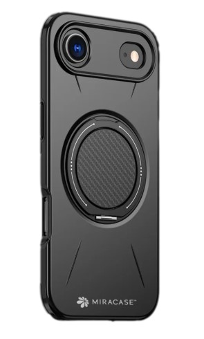 כיסוי פלסטיק שחור עבור Miracase Miramag iPhone 17 Air