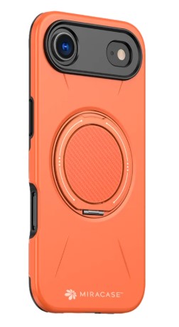 כיסוי פלסטיק כתום עבור Miracase Miramag iPhone 17 Air