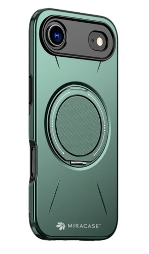 כיסוי פלסטיק שחור עבור Miracase Miramag iPhone 17 Air