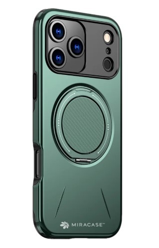 כיסוי פלסטיק ירוק עבור Miracase Miramag iPhone 17 Pro