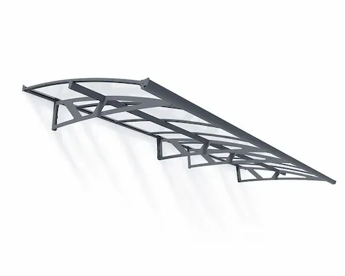גגון AMSTERDAM אפור שקוף 1.4x4.5 הובלה חינם 705459