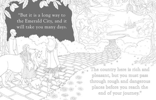 הקוסם מארץ עוץ - ספר צביעה גדול