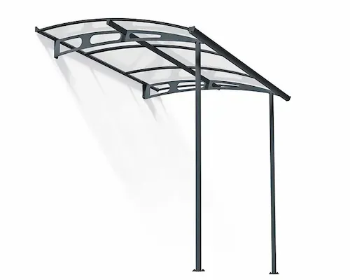גגון Vega אפור 2x2 עם רגליים לכניסה ולמרפסת-הובלה בחינם 703399