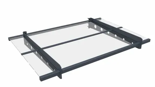 גגון אלומיניום לדלת/חלון דגם אירופה W Garden Top 