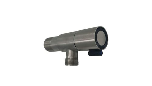 ברז ניל יוקרתי 1/2+3/8 נירוסטה – שילוב של עיצוב עגול וטכנולוגיה קרמית צבע כחול