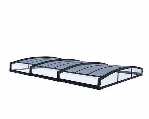 קירוי בריכה טלסקופי קשיח MAJORCA 4x6 הובלה חינם 707178