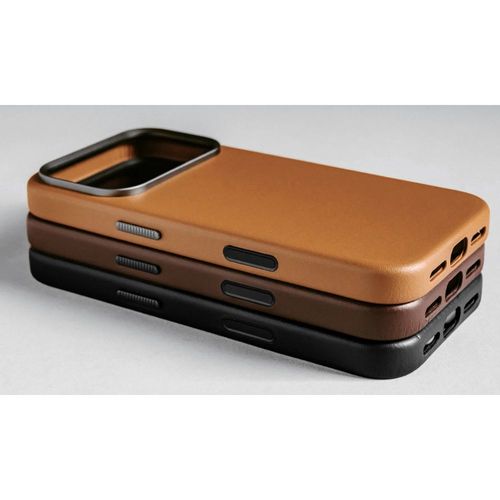 כיסוי NOMAD Traditional Leather עבור Iphone 17 Pro חום