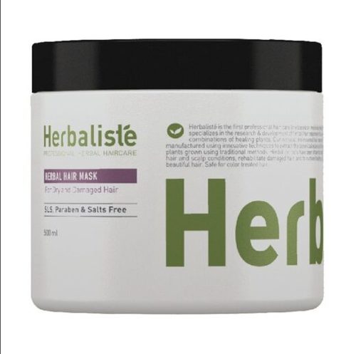 הרבליסטה מסכה צמחית לטיפול ושיקום שיער פגום Herbaliste מ
