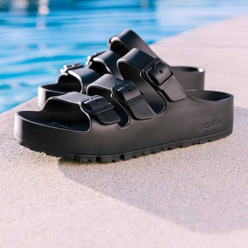 כפכף BIRKENSTOCK FLORIDA מידות 36-41 לנשים בגוון שחור