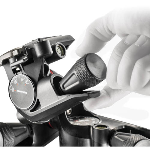 ראש תלת מימד לחצובה Manfrotto XPRO Geared 3-Way Pan/Tilt