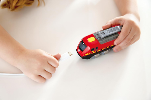 קטר רכבת חשמלי נטען עם ידית / USB– נסיעה חכמה ללא סוללות 4