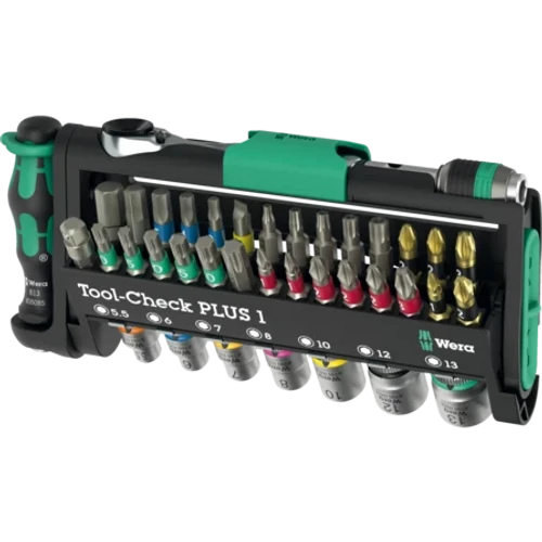 סט בוקסות וביטים 1/4 39 חלקים Tool Check PLUS - ווארה WERA