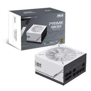 ספק כח מודולרי ASUS Prime 750W Gold - צבע לבן