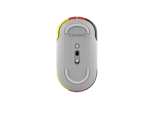 עכבר בלוטוס אלחוטי Lenovo 350 Bluetooth Silent Mouse (Fan Edition - Germany) GY51U71762 - צבע צהוב / שחור / אדום