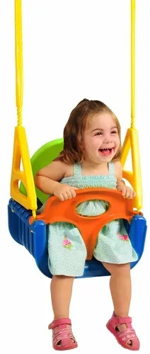 נדנדת מולטי לילדים עם 3 שלבים צבעונית