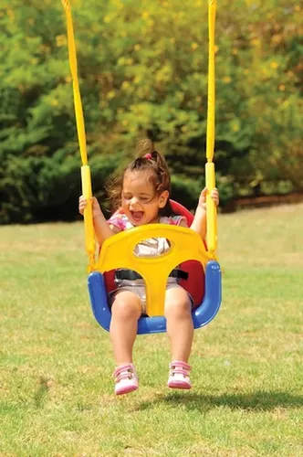 נדנדת מולטי לילדים עם 3 שלבים צבעונית