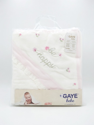 Gaye Bebe סט מגבות לתינוק (ורוד)