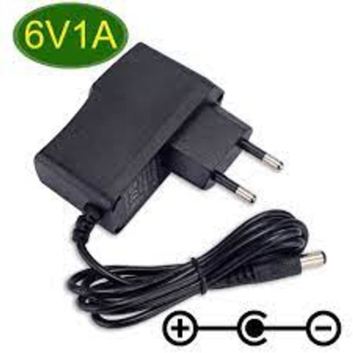 שנאי ספק כוח טרנספורמטור 6V 1A עם תו תקן פלוס או מינוס פנימי לבחירה + עם חיבור TYPE C