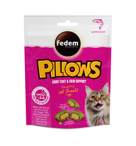 Pillows כריות חטיף לחתולים בטעם סלמון  (18יח בקרטון)