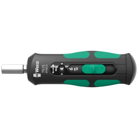 מברג מומנט להברגה מבוקרת לביטים S7515 2-6Nm 1/4 - ווארה WERA