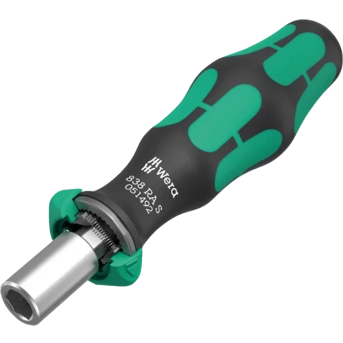 ידית מברג לביטים 1/4 ראצ'ט RA S 838 - ווארה WERA