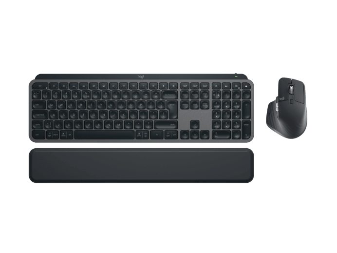 סט מקלדת ועכבר אלחוטי/בלוטוס Logitech MX Keys S Combo 920-011614 Wireless Mouse-Keyboard