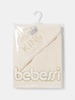מגבת רחצה עם קפוצ'ון לתינוק Little King בז' Bebessi