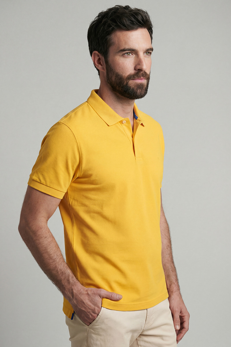 חולצת פולו צהוב NON IRON