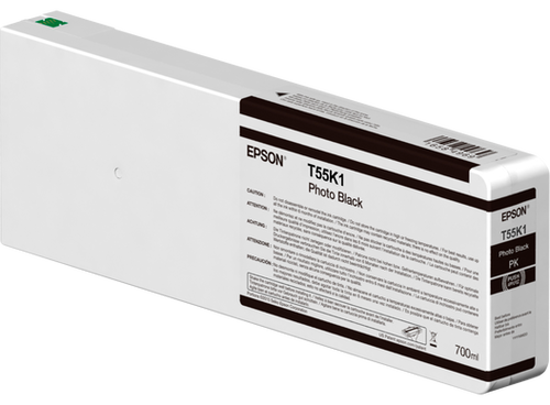 דיו שחור למדפסת Epson T55K1 Photo Black Ink 700ml