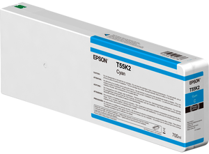 דיו כחול למדפסת Epson T55K2 Photo Cyan Ink 700ml