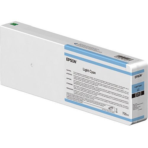 דיו כחול בהיר למדפסת Epson T55X5 Light Cyan Ink 700ml