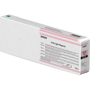 דיו ורוד בהיר למדפסת Epson T55X6 Light Magenta Ink 700ml