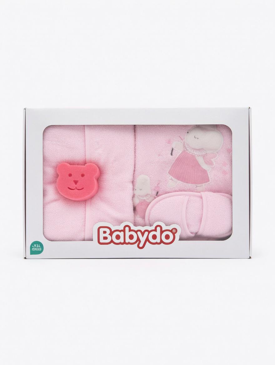 סט רחצה Babydo 5 חלקים – בלרינה ורוד