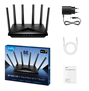 CUDY BE6500 2.5G | Wi-Fi 7 Router WR6500H