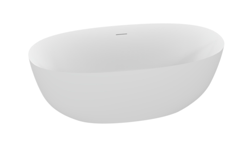 אמבטיה עומדת FREE STANDING דגם דובה 160/75 לבן מבריק