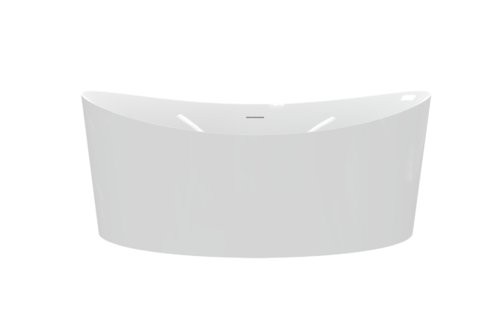 אמבטיה עומדת FREE STANDING דגם לונה 160/70 לבן מט