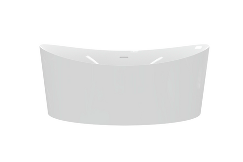 אמבטיה עומדת FREE STANDING דגם לונה 160/70 לבן מבריק