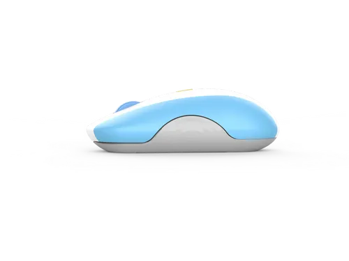 עכבר בלוטוס אלחוטי Lenovo 350 Bluetooth Silent Mouse (Fan Edition - Argentina) GY51U71763 - צבע כחול / לבן
