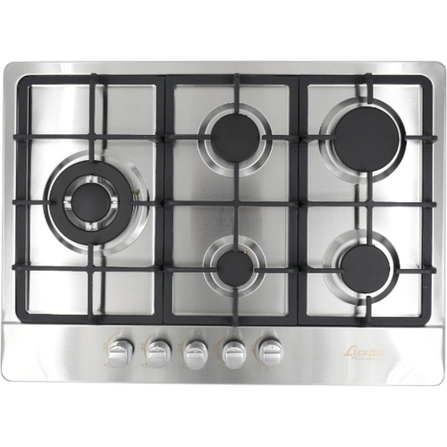 כיריים גז 5 להבות Luxor לוקסור LUX705CIL נירוסטה