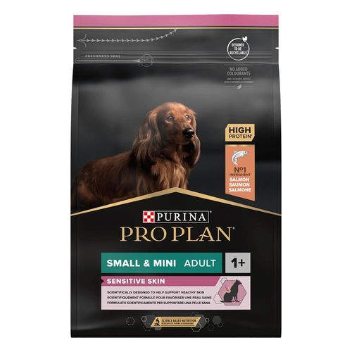 פרופלאן OPTI-DERMA SMALL מזון לכלב בוגר גזע קטן סלמון ואורז, 3 ק