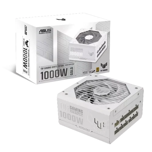 ספק כח מודולרי ASUS TUF Gaming 1000W Gold White - צבע לבן
