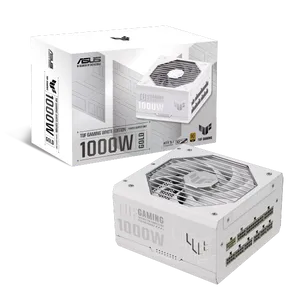 ספק כח מודולרי ASUS TUF Gaming 1000W Gold White - צבע לבן