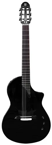 גיטרה קלאסית מוגברת Martinez | HISPANIA BLK GT