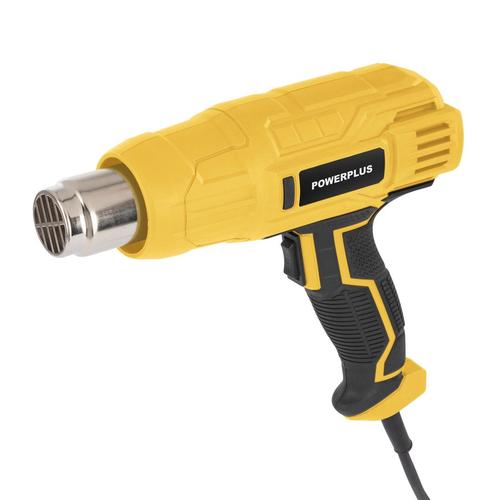 אקדח חום (בלוור) 106 POWX1015  2000W, HEAT GUN 2000W - שלושה אביזרים ACC. ברקוד 5400338129148