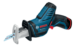 גוף מסור חרב נטען Bosch GSA 12V-14  כולל 2 מסוריות לעץ ומתכת