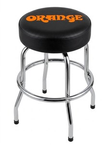 שרפרף עגול למוסיקאי ORANGE LOGO STOOL