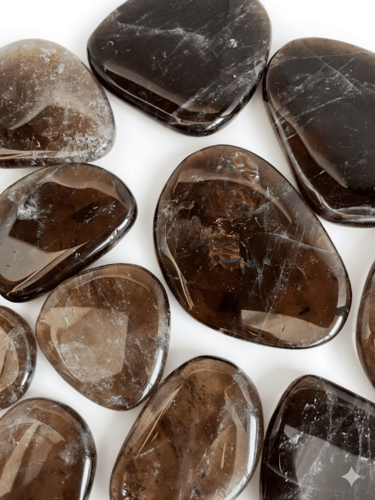 תרפי סטון סמוקי קוורץ SMOKY QUARTZ THERAPY STONE