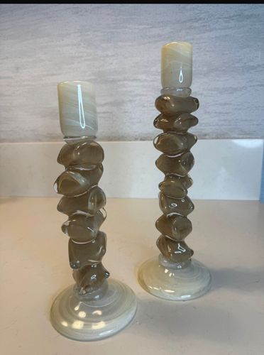 זוג פמוטים מדהים בגוון חול סהרה