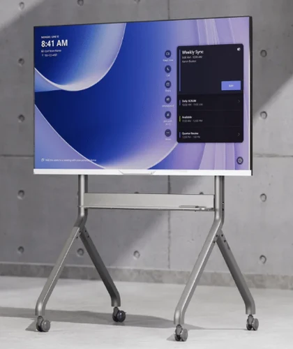 מתקן נייד חשמלי מעוצב למסכי טלוויזיה בגודל 75״ עד 90״ NB P-220